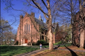Mount Holyoke's chapel. Image courtesy of http://sites.alumnae.mtholyoke.edu/